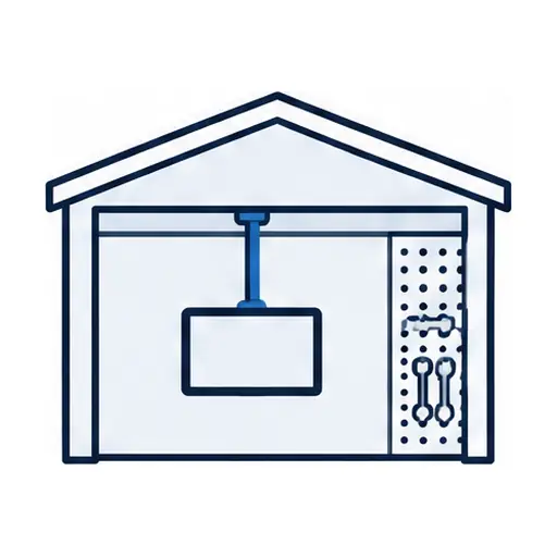 Schematic icon: Garage TV Mounting