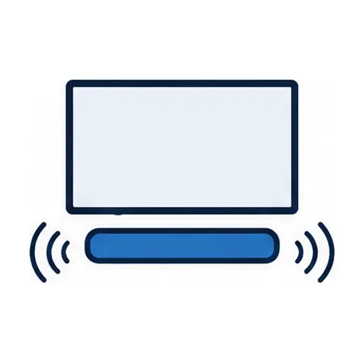 Schematic icon: Soundbar & Surround Setup